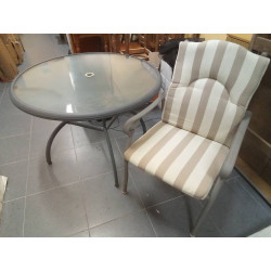 4 SILLAS COJIN JARDIN