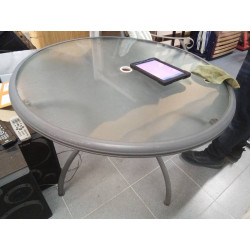 MESA JARDIN 106CM CRISTAL