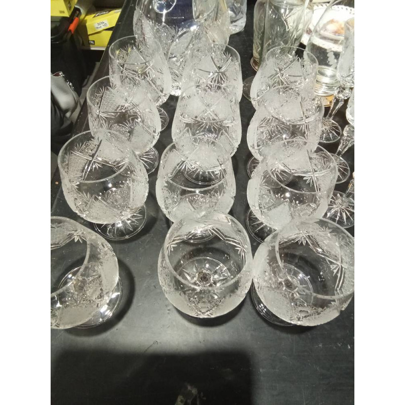 12 COPAS COÑAC BOHEMIA