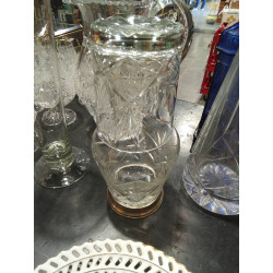 BOTELLA VASO CRISTAL PLATA