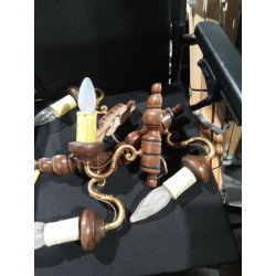 APLIQUE RUSTICO DE MADERA