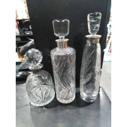 LICORERA TALLADA PLATA