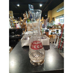 JARRON TALLADO PIE PLATA