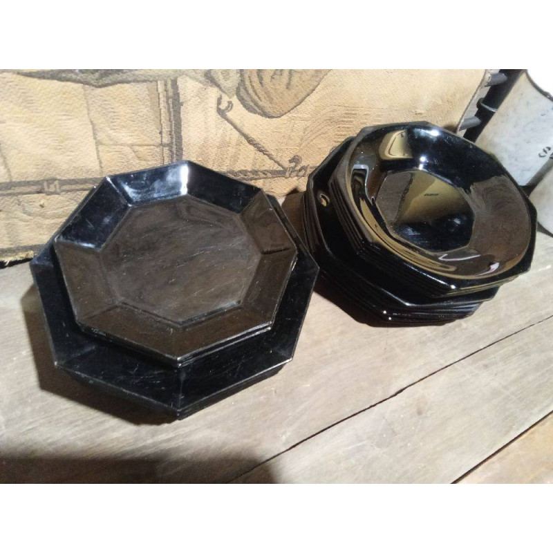 LOTE PLATOS NEGROS