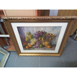 ÓLEO BODEGÓN LÁZARO 