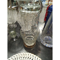 BOTELLA VASO CRISTAL PLATA