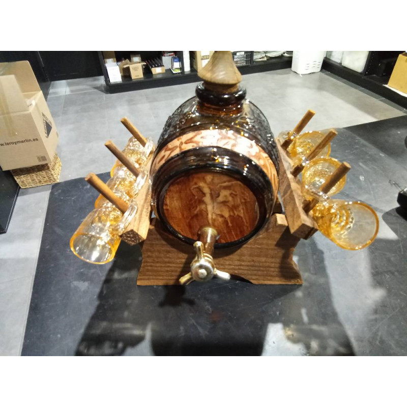 JUEGO LICOR BARRILETE RETRO