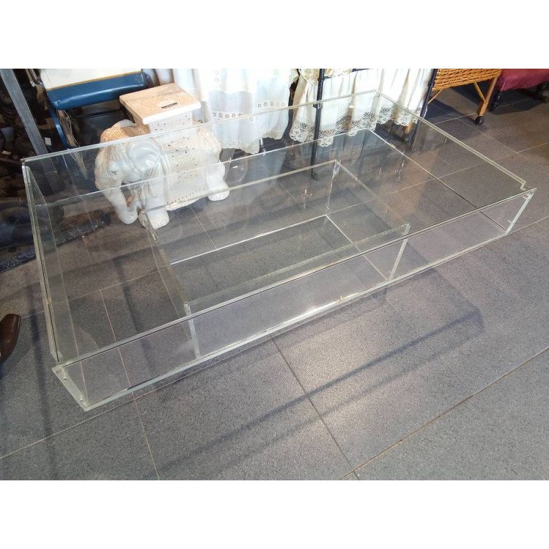 MESA CENTRO METACRILATO CRISTAL 
