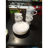 LOTE DE 5 TAZAS CON PLATO