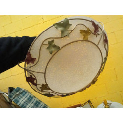 LAMPARA FLORES TECHO