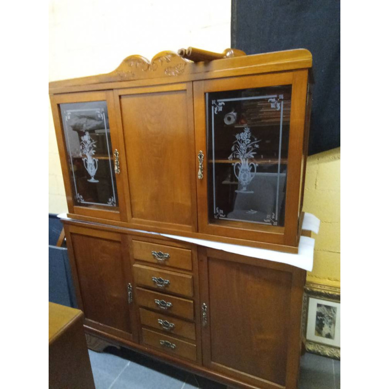 CHINERO 5 CAJONES Y ESPEJO BISELADO 