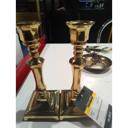 PAREJA PORTAVELAS LATÓN