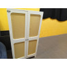 ARMARIO ABETO RATAN 80X40X160 BLANCO