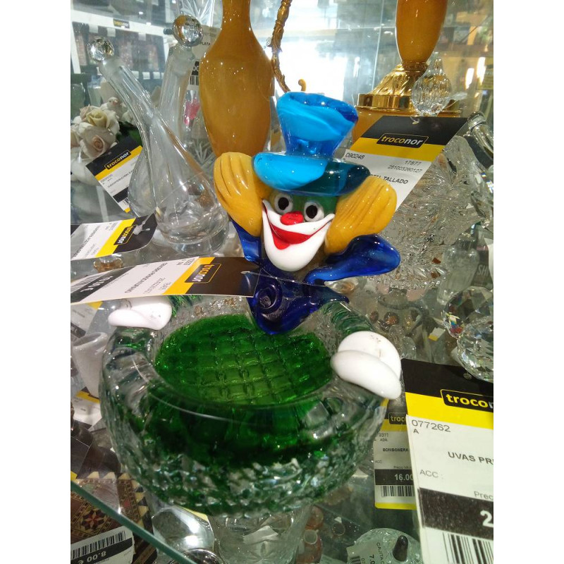 CENICERO PAYASO MURANO