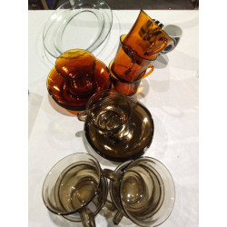 JUEGO TAZAS Y PLATO DURALEX