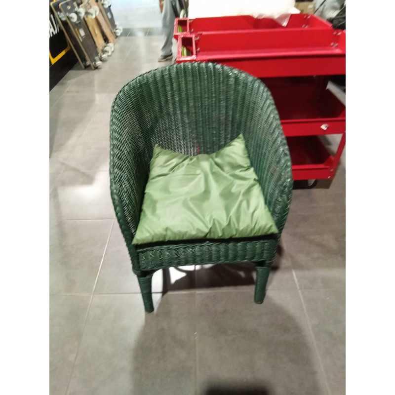SILLON MIMBRE VERDE