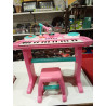 PIANO MICROFONO Y TABURETE INFANTIL