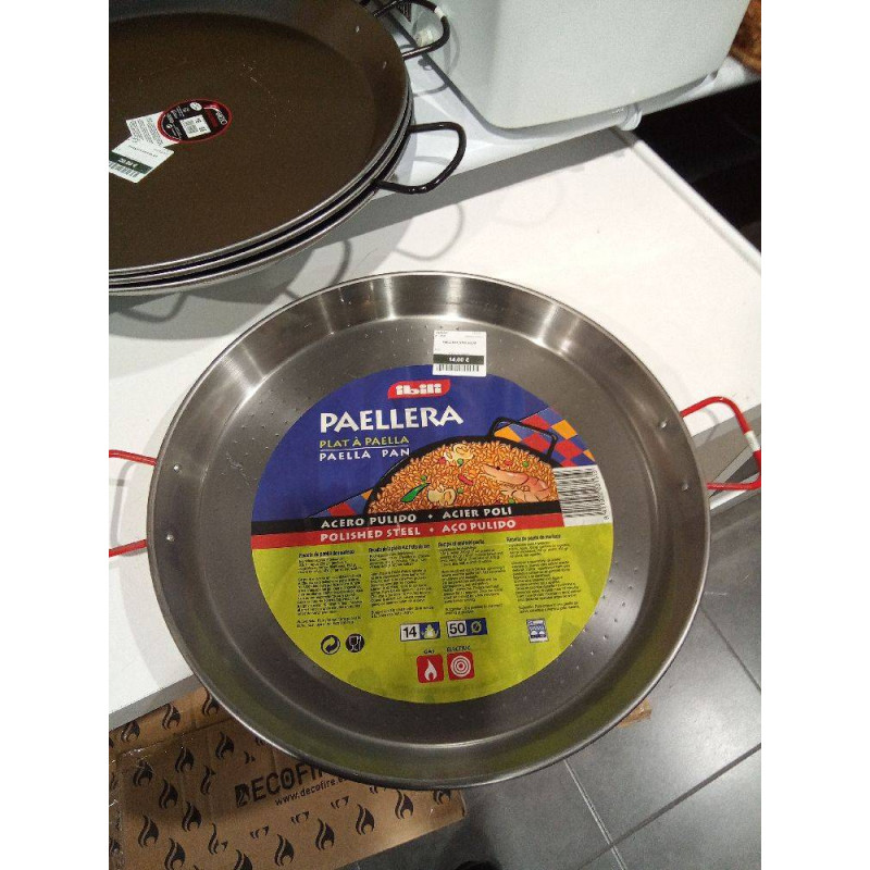 PAELLERA GRIS 50CM