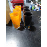 JUEGO 6 VASOS COLORES
