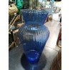 JARRÓN CRISTAL AZUL