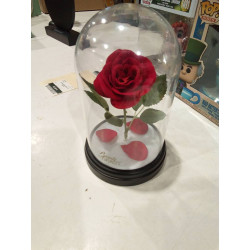 LAMPARA ROSA BELLE Y BESTIA