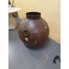 ANFORA HIERRO 80X80X86 OXIDO