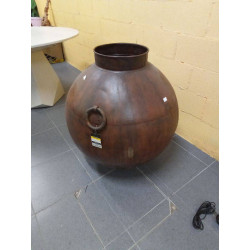 ANFORA HIERRO 80X80X86 OXIDO