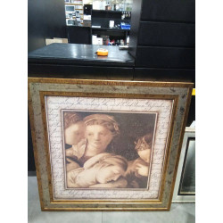CUADRO DAMAS 85X85