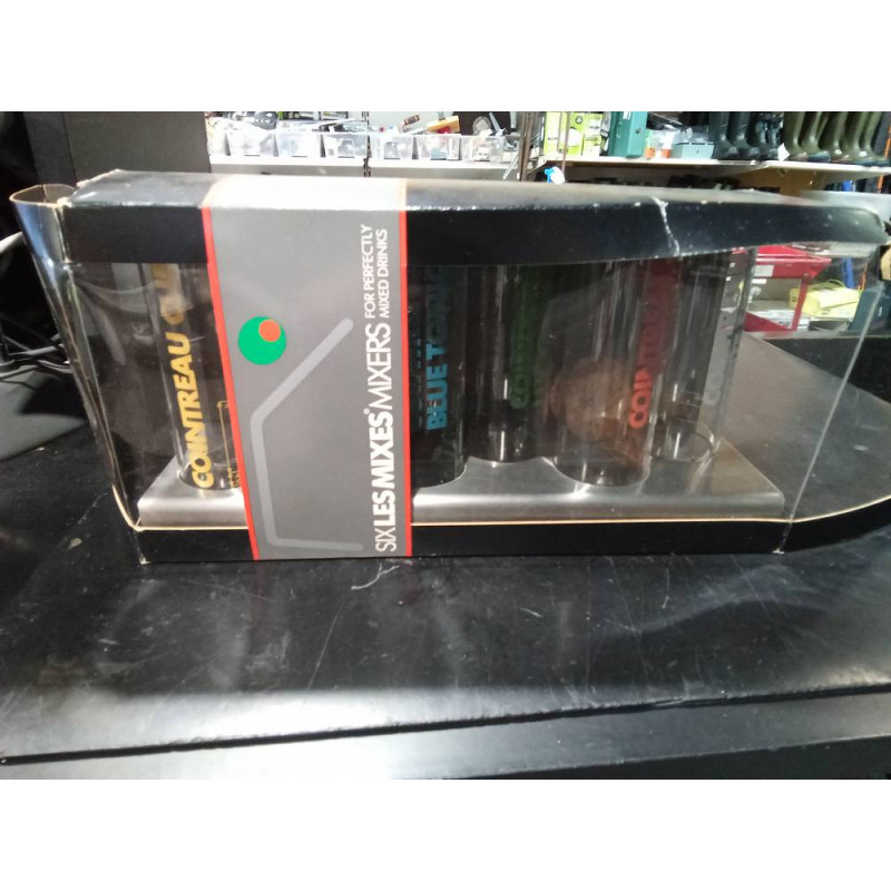 JUEGO VASOS TUBO PARA COCTELES MARCA COINTREAU