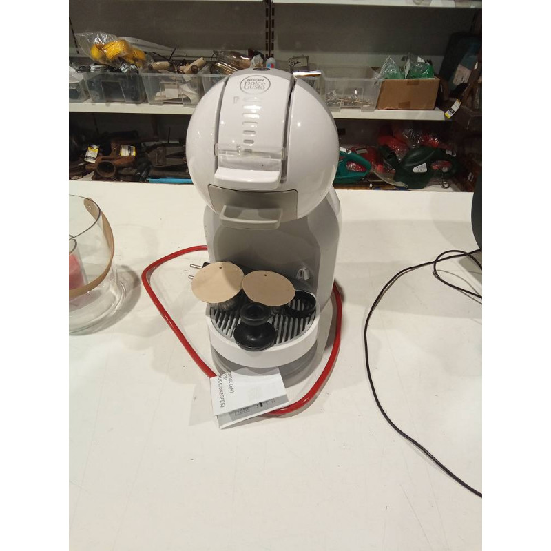 CAFETERA DOLCE GUSTO BLANCA + 2 CAPSULAS REUTILIZABLES