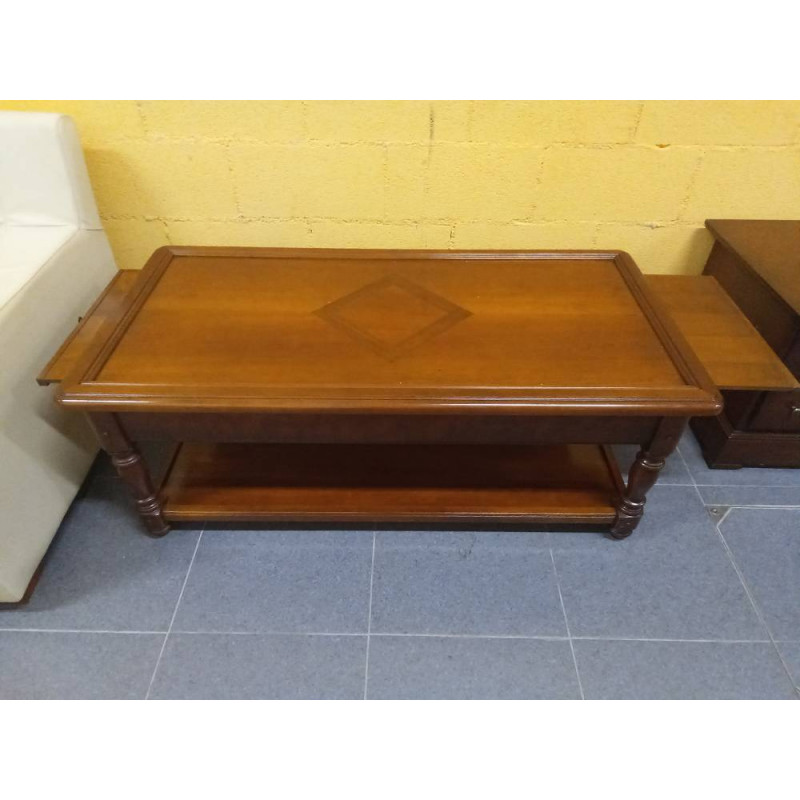 MESA CENTRO CEREZO ALEROS 120X60CM