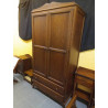 ARMARIO 2 PUERTAS 2CAJ. MADERA 104X57X213 CM