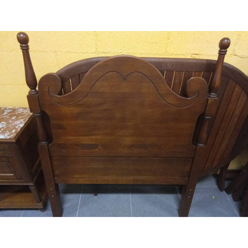 CABECERO MADERA ONDAS 90