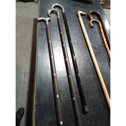 BASTON EMPUÑADURA METALICA