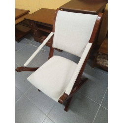 BUTACA PLEGABLE TAPIZADA