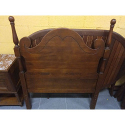 CABECERO MADERA ONDAS 90