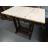 MESA MÁRMOL PIE DE MÁQUINA SINGER 80X50X76CM