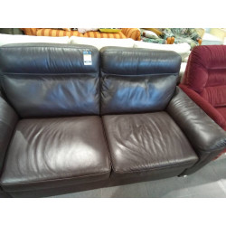 SOFA PIEL 3 PLAZAS