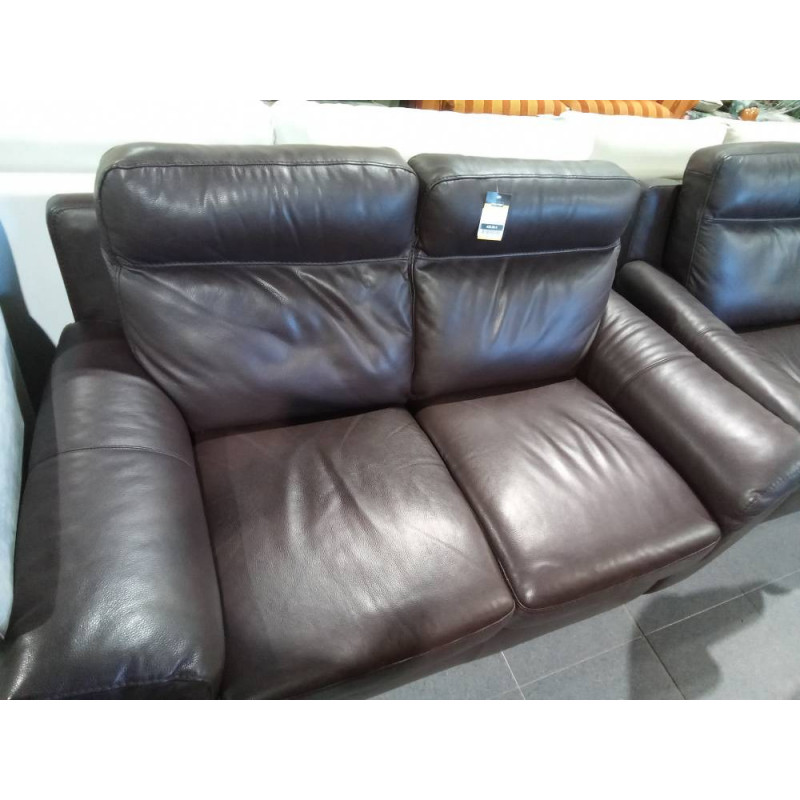 SOFA PIEL 2 PLAZAS