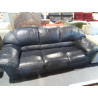 SOFA 3 PLAZAS AZUL PIEL