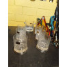 JGO CUBITERA VASOS PLATA TALLADO