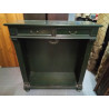 MUEBLE AUXILIAR CHIMENEA VERDE INGLÉS 