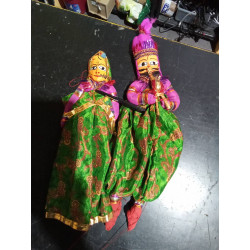 PAREJA DE MARIONETAS DE JAIPUR