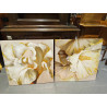 CUADRO LIENZO MDF 80X3X80 FLOR