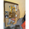 ESPEJO METAL 97,5X2,5X56 MULTIESPEJOS DORADO