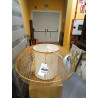 LAMPARA TECHO BAMBU 83X83X40 NATURAL