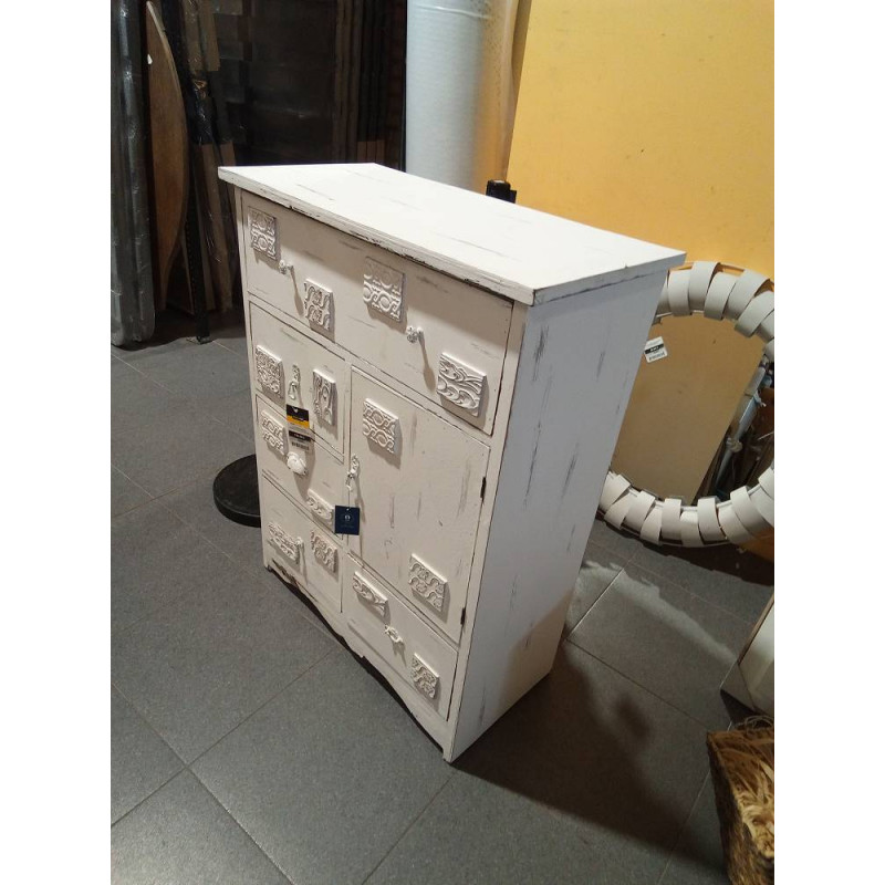 CAJONERA MADERA 78X38X102 DESGASTADO BL