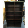 LIBRERÍA WENGUE 12 HUECOS 124X46X204,5CM