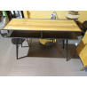 CONSOLA ABETO METAL 120X38X78 NEGRO