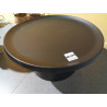 MESA CENTRO METAL 75X75X38 NEGRO